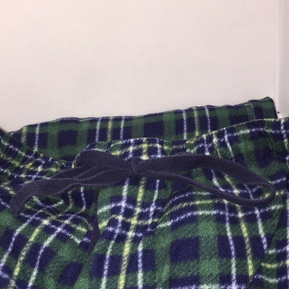 Izod Sleepwear Men’s PJ Lounge Pants Green Box Plaid Size Large - Picture 8 of 9